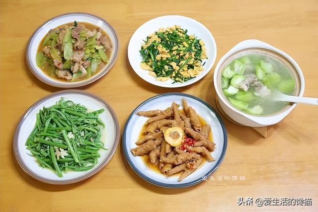 晚餐吃饭说说朋友圈简短，自己做晚饭的说说朋友圈？